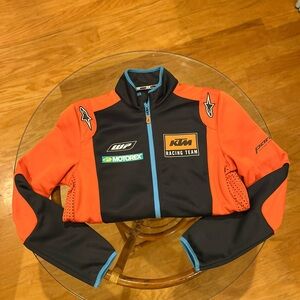 KTM Racing Team Orange and Black Performance Jacket